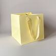 Пакет подарочный бумажный XS (20*20*20см) - Yellow - Магазин товаров для кондитеров - Cake Box, Екатеринбург
