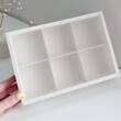 Коробка для 6 пирожных (цвет белый) - Магазин товаров для кондитеров - Cake Box, Екатеринбург