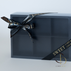 Коробка для 6 пирожных (цвет черный) 50шт - Магазин товаров для кондитеров - Cake Box, Екатеринбург