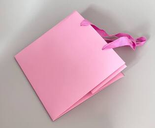 Пакет подарочный бумажный XS (20*20*20см) - Pink - Магазин товаров для кондитеров - Cake Box, Екатеринбург