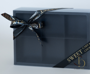 Коробка для 6 пирожных (цвет черный) 50шт - Магазин товаров для кондитеров - Cake Box, Екатеринбург